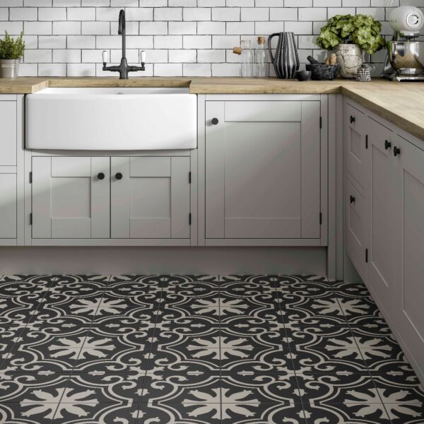 Picasso Patterned Glazed Ceramic Wall & Floor Tile 250x250mm